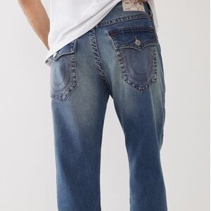 True Religion Ricky Relaxed Straight Jeans Mens Size 27